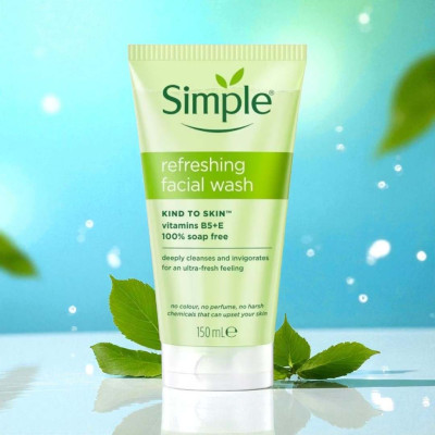 Simple Kind To Skin Refreshing Facial Wash - 150ml