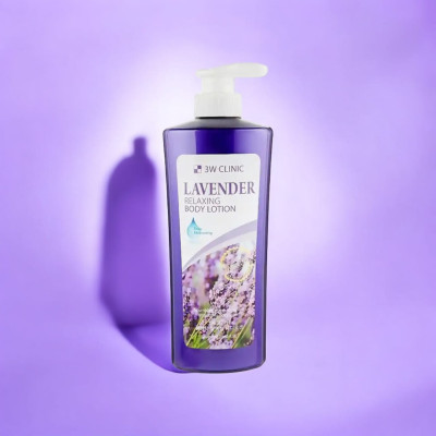 3W Clinic Lavender Relaxing Body Lotion 550ml Price In Bangladesh