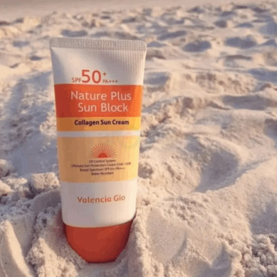 Valencia Gio Nature Plus Sun Block Collagen Sun Cream (SPF 50+/PA+++) 70ml
