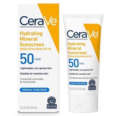 CeraVe Hydrating Mineral Face Sunscreen Broad Spectrum SPF 50 Price In Bangladesh