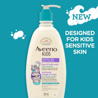 Aveeno Kids Sensitive Skin Face & Body Wash-532ml  Price In Bangladesh