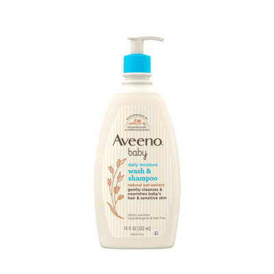 Aveeno Baby Daily Moisture Wash & Shampoo 532ml Price In Bangladesh