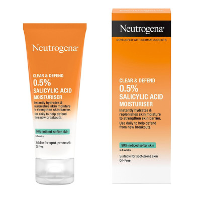 Neutrogena Clear & Defend 0.5% Salicylic Acid Moisturiser-50ml  Price In Bangladesh