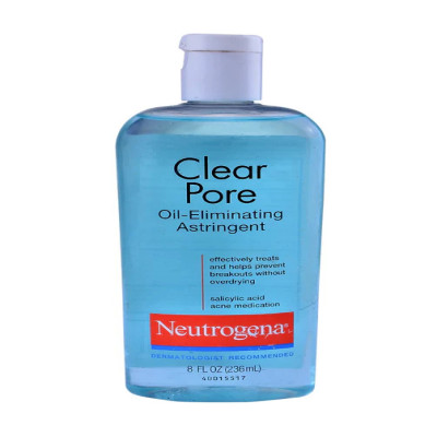 Neutrogena Clear Pore Oil-Eliminating Astringent Cleanser with Salicylic Acid & Acne Medication-236ml  Price In Bangladesh