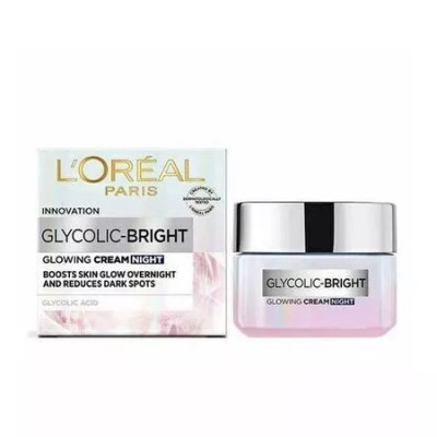 L'Oreal Paris Glycolic Bright Glowing Night Cream-50ml Price In Bangladesh