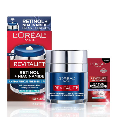 L'Oreal Paris Revitalift Pressed Night Cream, Retinol + Niacinamide, Anti Wrinkles Cream -48g Price In Bangladesh